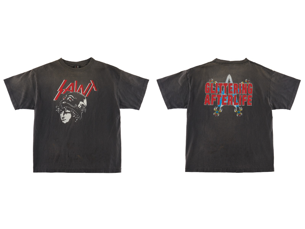 セントマイケル 2023SS - ©SAINT M××××××(セントマイケル) 2023春夏コレクションより第9弾目のアイテムがリリース！5/20(土)午前10時より店頭、通販共に同時販売開始！ - SM-S23-0000-010(AFTR LIFE ショートスリーブTシャツ) - 1-010