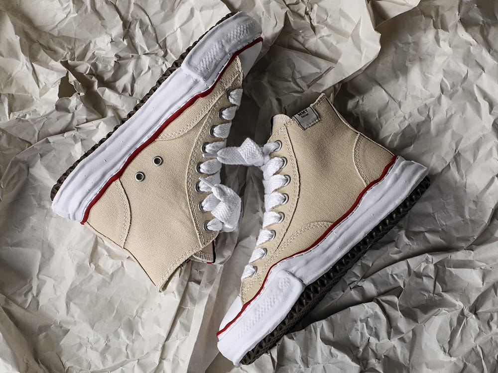 Maison MIHARAYASUHIRO - メゾン ミハラヤスヒロ 2023SS A04FW728 - ピーターソン オリジナルソール キャンバス ハイカット スニーカー 1-004