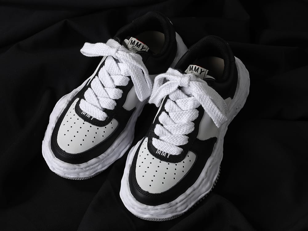 Maison MIHARAYASUHIRO - メゾン ミハラヤスヒロ 2023SS A08FW706 - ウェイン オリジナルソール レザー ロートップ スニーカー 4-001