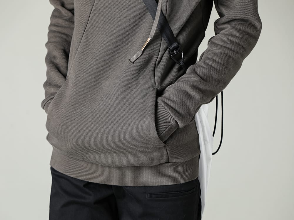 BORIS BIDJAN SABERI 2023SS Green khaki contrasts well with the white of the packable tote  - HOODY2-FTT00008 - Hoodie2 FTT00008 2-004