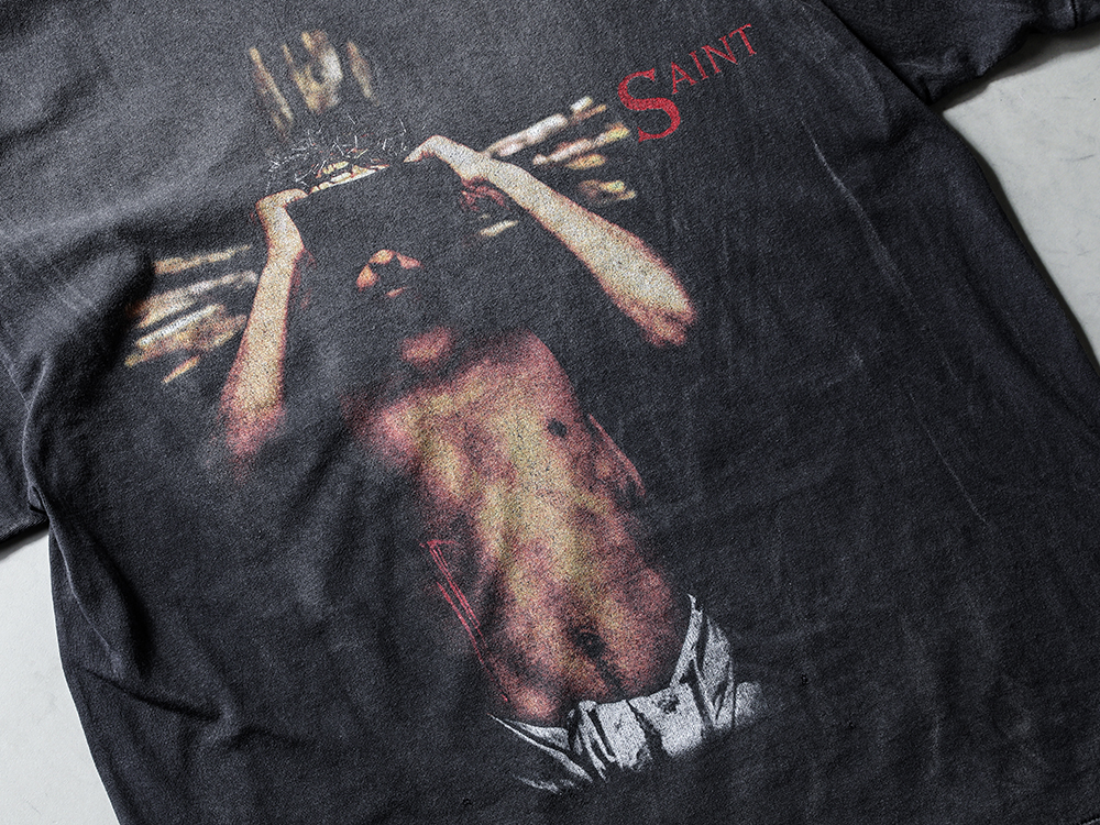 SAINT MICHAEL 2023SS - ©️SAINT M×××××× the 9th drop from Spring/Summer 2023 collection is now available in stores and by mail order at the same time! - SM-S23-0000-009(WE LIVE HELL Short sleeve T-shirt) - 1-007