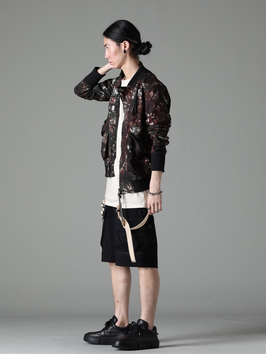 The Viridi-anne D.HYGEN GUIDI WERKSTATT:MÜNCHEN 23SS styling A brand that features items with a high level of design and style. - ST104-0123S-Moss-Black Uneven Dyed Nylon Ox Bomber Jacket Moss Black ST101-0823S-Dusty-White 30/-Soft Cotton Jersey Cold Dye Belt Adjustable T-Shirt Dusty White VI-3607-04-Black Jersey Shorts Black GJ02-BLKT Lace-up Boots - Horse Full Grain Leather - GJ02  M1188 4 rings Combination Facet M2595 Bracelet ring Junction M1250 ring Combination Memories 1-002