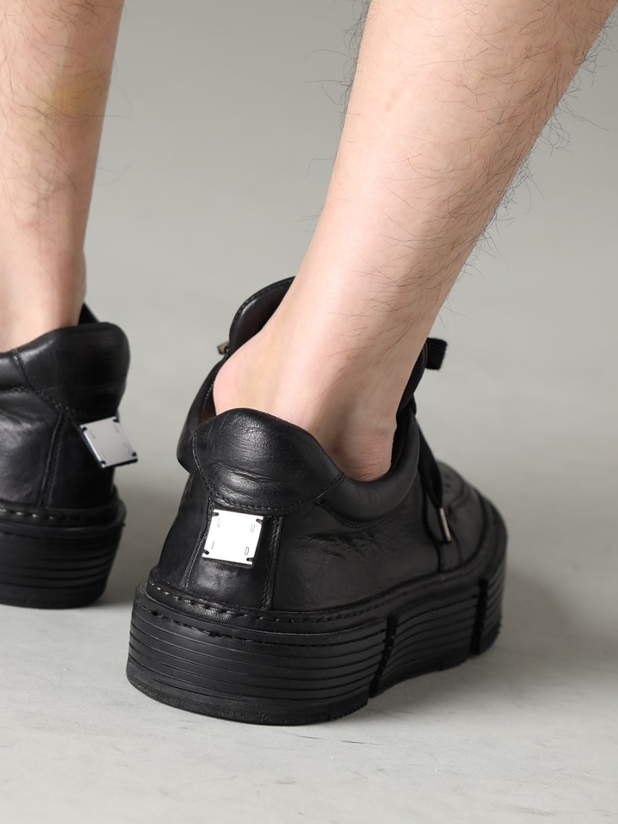 GUIDI 23SS Items with TVA features and attractions. - VI-3607-04-Black Jersey Shorts Black GJ02-BLKT Lace-up Boots - Horse Full Grain Leather - GJ02 3-007