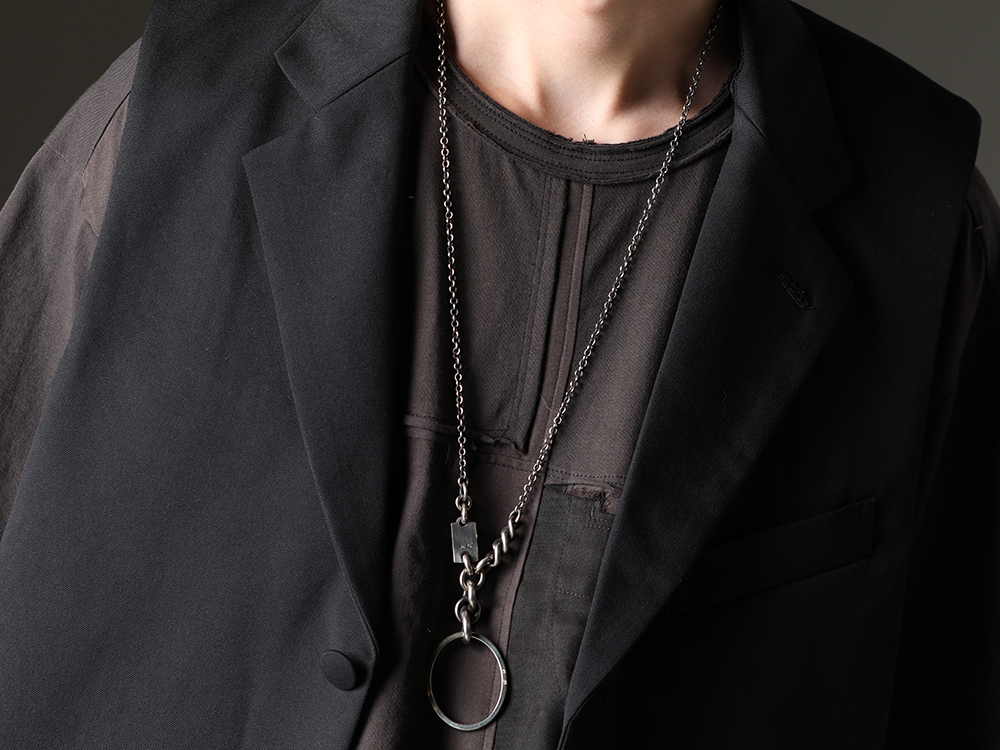 WERKSTATT:MÜNCHEN - A unique part item that can be worn on both sides in this season's style. - M3940(Necklace Mix + Keyring) - 2-010