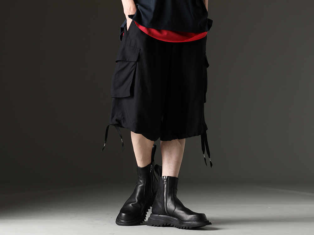 kiryuyrik 2023SS - New items from the kiryuyrik 2023SS collection have arrived! The items are now available in stores and mail order! - KP-HP08-907(Wide Short Cargo Pants) - 3-004