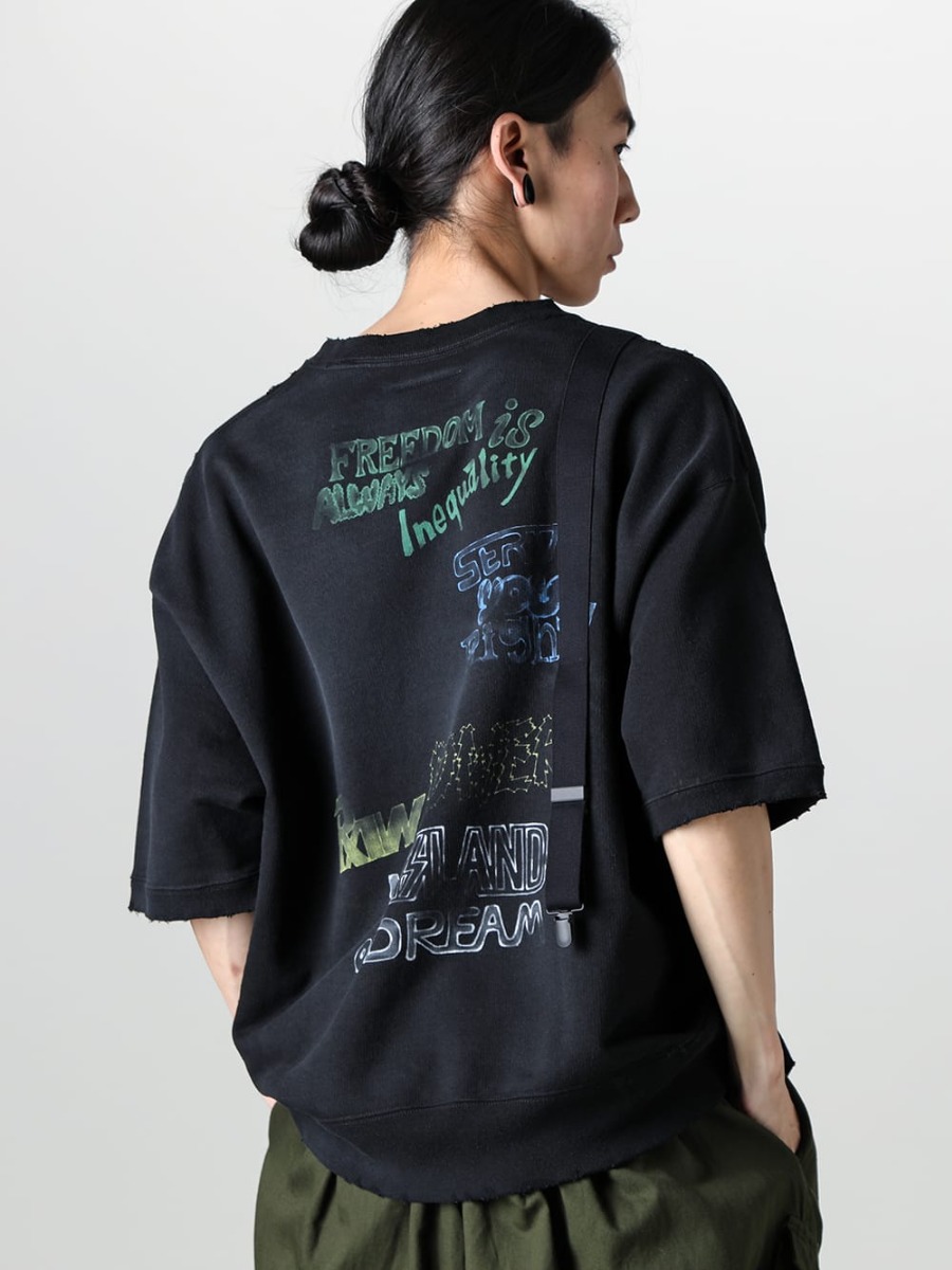 Maison MIHARAYASUHIRO - メゾン ミハラヤスヒロ 2023SS 見出し2  - A10TS681-Black - サスペンダー Tee 2-002