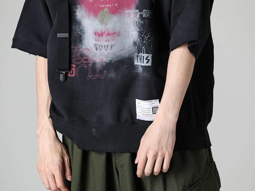 Maison MIHARAYASUHIRO - メゾン ミハラヤスヒロ 2023SS 見出し2  - A10TS681-Black - サスペンダー Tee 2-004