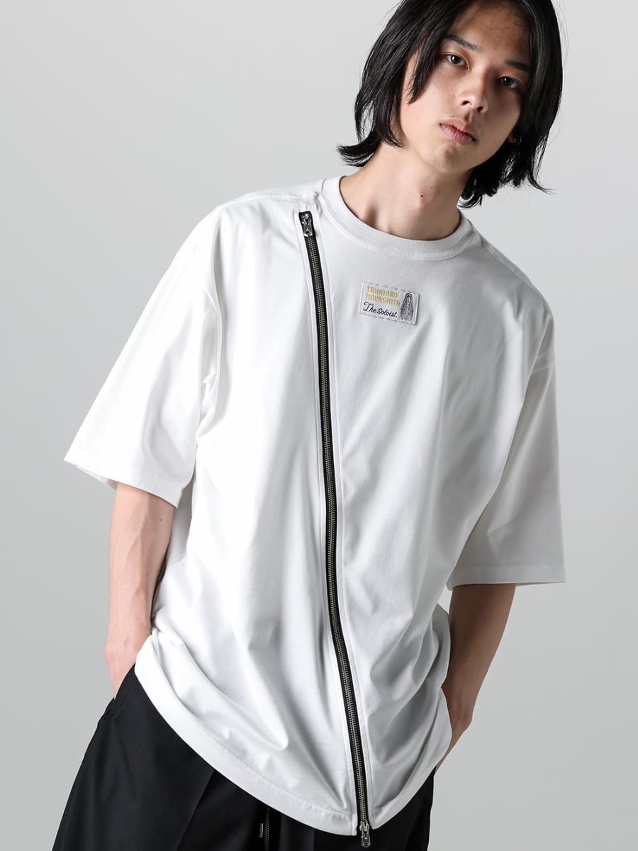 TAKAHIROMIYASHITATheSoloist. 2023SS Unique oversized T-shirt that challenges the concept of 