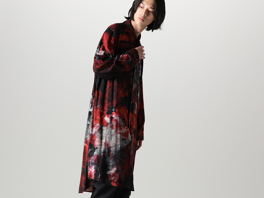 Ground Y 2023SS - Ground Y 2023SS Collection Final Delivery! Now available in stores and by mail order! - GI-B17-216-Red(Fireworks Rayon Jumbo Shirt Red) - 1-002