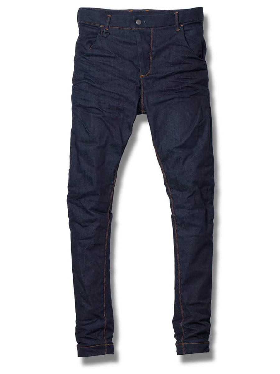 RIPVANWINKLE 23-24AW RB-503 JEANS made of 10.8 oz. high power denim with brown stitching and strong freshnessRB-503 JEANS 1-001