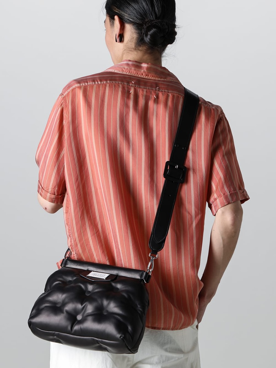 Maison Margiela - メゾン マルジェラ 2023SS 見出し2  - S50DR0003-Pink - ショートスリーブ シャツ ピンク - SB1WG0028 - グラムスラム クラシック スモール 2-002