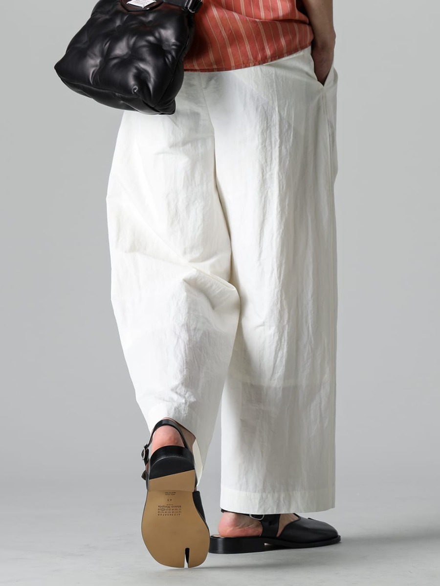 IRENISA - イレニサ 2023SS 見出し3 - IH-23SS-P003-CS - ハイウエストパンツ - S57WP0082 - タビ サンダル 3-002