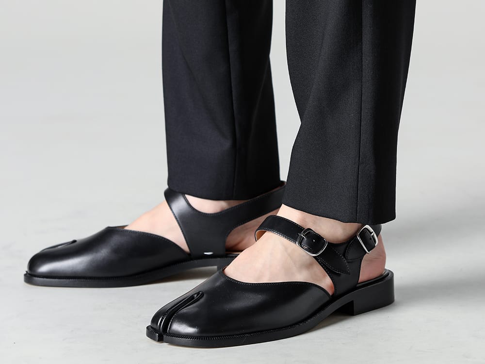 Maison Margiela  2023SS Versatile easy slacks that match a wide range of shoes, from sneakers to derbies and sandals - S50KA0530 - ドローストリング パンツ - S57WP0082 - タビ サンダル 3-004