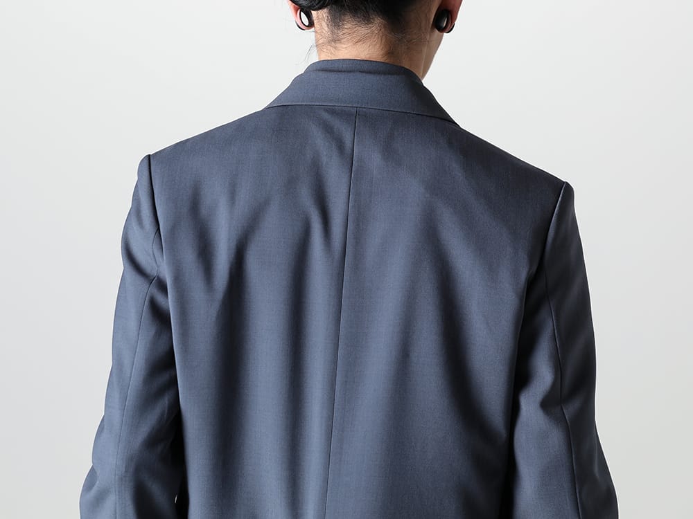 IRENISA - イレニサ 2023SS 見出し2  - IH-23SS-J007-DS - モディファイド ショール カラージャケット（ポリエステルウール） - IH-23SS-B006-DS - オーナメンタル フライ フロント シャツ （ポリエステルウール） 2-005