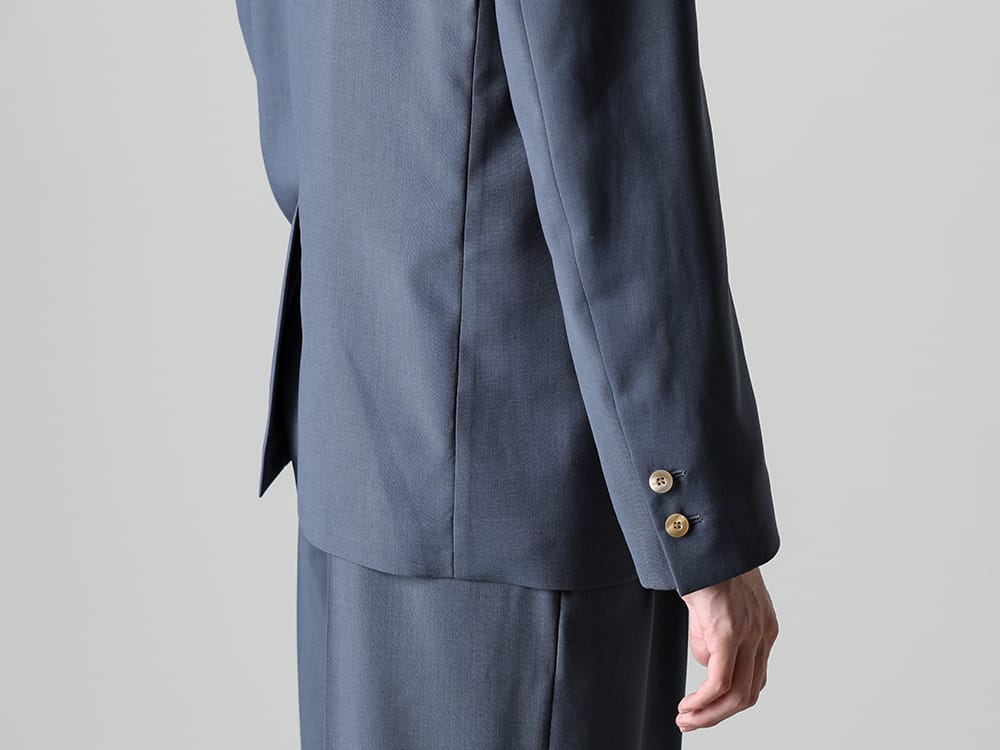 IRENISA - イレニサ 2023SS 見出し2  - IH-23SS-J007-DS - モディファイド ショール カラージャケット（ポリエステルウール） - IH-23SS-B006-DS - オーナメンタル フライ フロント シャツ （ポリエステルウール） 2-006