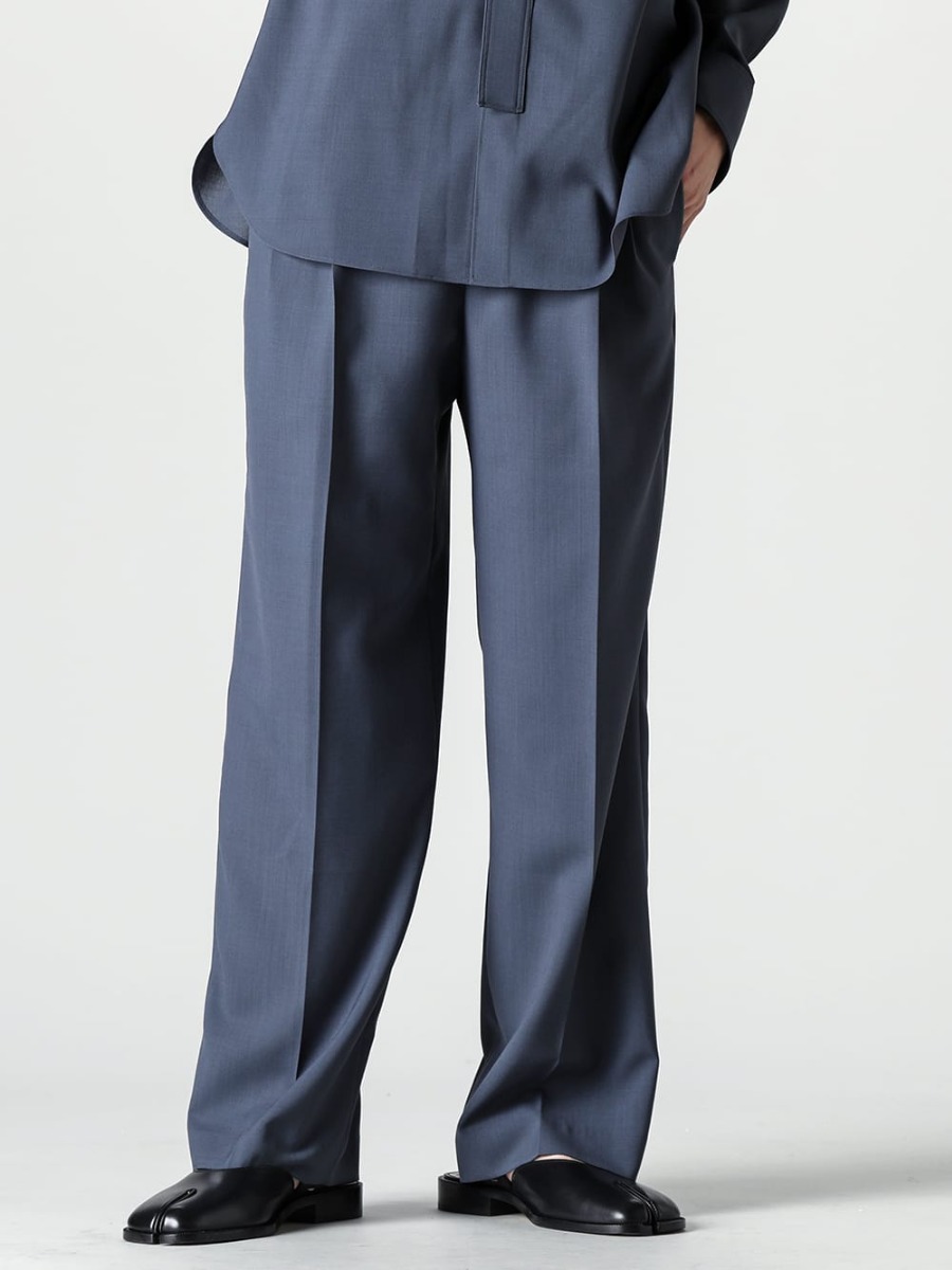 IRENISA - イレニサ 2023SS 画像の詳細(スタイリング全体の詳細) 見出し3 IH-23SS-P018-DS - ツータックワイドパンツ - S57WP0082 - タビ サンダル 3-001