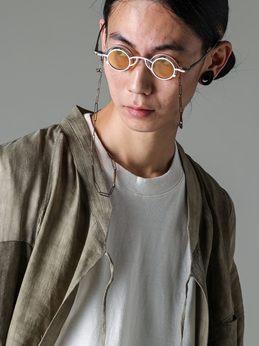  ZIGGY CHEN 23SS(Spring-Summer) Image Detail(Overall Styling Details) A popular standard item that will spice up your spring/summer style like an accessoryMad Scientist 0M2310717-Contrast Panel String Shirt - O15TS1-KINARI-SS TEE Cotton Hemp Jersey Kinari - RG1911CU-JASPER-RG1911CU Mad Scientist Jasper 3-001