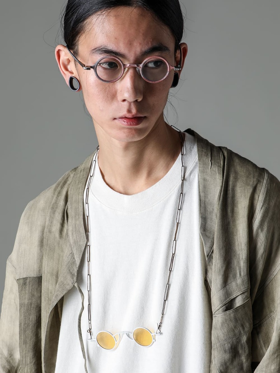 ZIGGY CHEN 23SS(Spring-Summer) A popular classic item that will spice up your spring/summer style like an accessory Mad Scientist-0M2310717-Contrast Panel String Shirt-O15TS1-KINARI-SS TEE Cotton Hemp Jersey Kinari-RG1911CU-JASPER-RG1911CU Mad Scientist J 3-003