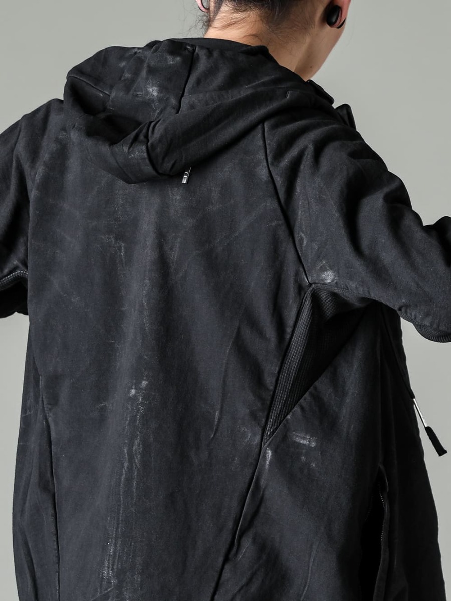 BORIS BIDJAN SABERI 23SS ZIPPER 4.1: hood blouson that combines symmetrical design with useful features  - ZIPPER4.1-ZIPPER4.1 - TS-ONE-PIECE.-RF-F035-TS ONE PIECE. RF F035 2-004