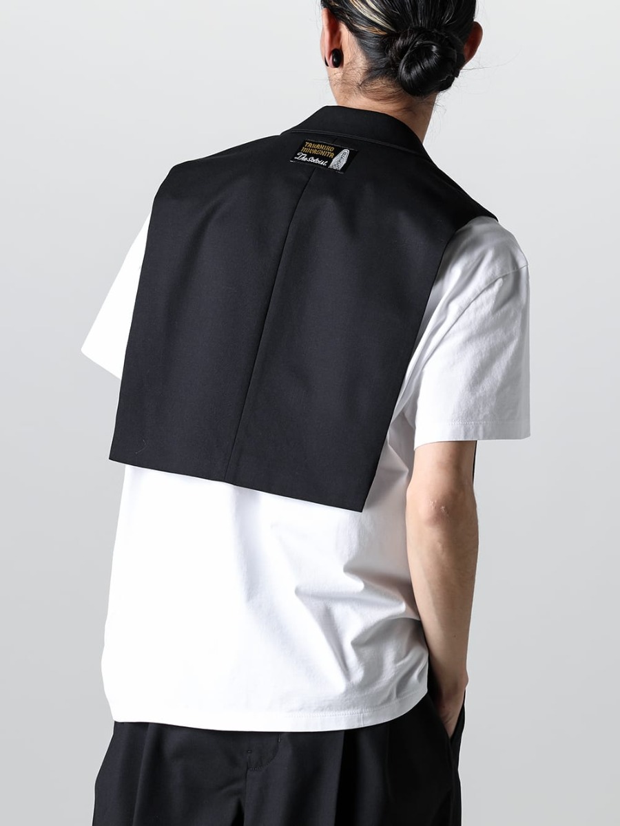 TAKAHIROMIYASHITATheSoloist - 2023SS sj.0015SS23 - notched lapel attachment jacket 2-005