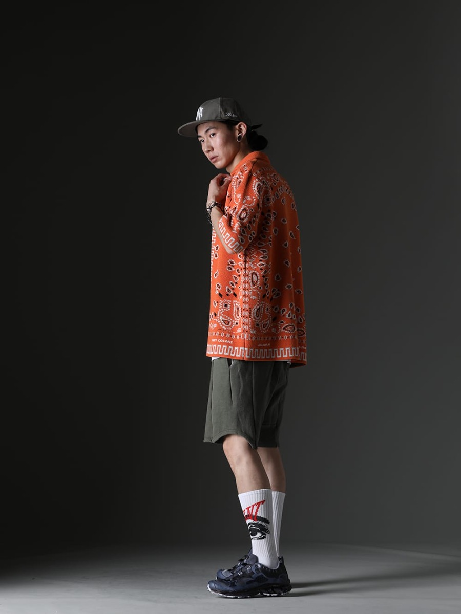 アラヌイ / アクロニウム / ニュークリア / ジェロクリスト / タカヒロミヤシタザソロイスト. / インク / イレブン バイ ボリス ビジャン サベリ / セントマイケル 2023SS - 華やかなアイテムと上質な素材で夏のスタイルを彩る。 - LMHS23-019(バンダナ ピケットシャツ タイガーリリー) S25-PR-C-White(Sleeveless T-shirt White) NV_002-Vintage-Green(NVロゴ フロント アーミーコットンキャップ ヴィンテージグリーン) GP3(GP3 - クロス ペンダント) GN1-50(GN1-50 - ハンドメイド チェーン ネックレス 50cm) sa.0036SS23-Black(ボーンシェイプドカラビナブレスレット-S- ブラック) sa.0036SS23-Silver(ボーンシェイプド カラビナ ブレスレット/S/シルバー) ink23-14-Khaki(ミリタリーショーツ カーキ) BAMBA5-11XS-Black-Dye(バンバ5 - 11XS - ブラックダイ) SM-S23-0000-100(EYE ソックス ホワイト) - 1-002