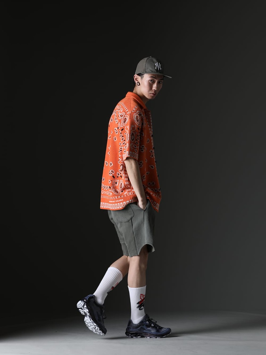 アラヌイ / アクロニウム / ニュークリア / ジェロクリスト / タカヒロミヤシタザソロイスト. / インク / イレブン バイ ボリス ビジャン サベリ / セントマイケル 2023SS - 華やかなアイテムと上質な素材で夏のスタイルを彩る。 - LMHS23-019(バンダナ ピケットシャツ タイガーリリー) S25-PR-C-White(Sleeveless T-shirt White) NV_002-Vintage-Green(NVロゴ フロント アーミーコットンキャップ ヴィンテージグリーン) GP3(GP3 - クロス ペンダント) GN1-50(GN1-50 - ハンドメイド チェーン ネックレス 50cm) sa.0036SS23-Black(ボーンシェイプドカラビナブレスレット-S- ブラック) sa.0036SS23-Silver(ボーンシェイプド カラビナ ブレスレット/S/シルバー) ink23-14-Khaki(ミリタリーショーツ カーキ) BAMBA5-11XS-Black-Dye(バンバ5 - 11XS - ブラックダイ) SM-S23-0000-100(EYE ソックス ホワイト) - 1-003