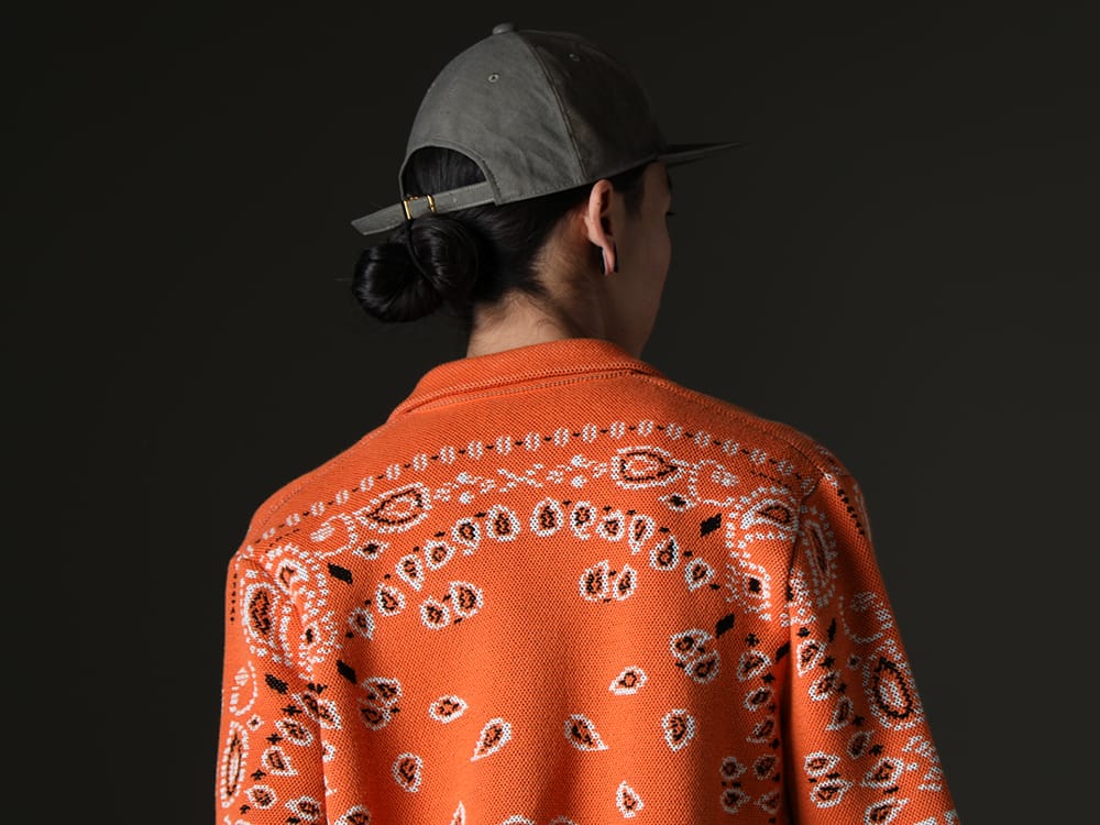 アラヌイ / ニュークリア 2023SS - 夏のスタイリングに最適な一着。 - LMHS23-019(バンダナ ピケットシャツ タイガーリリー) NV_002-Vintage-Green(NVロゴ フロント アーミーコットンキャップ ヴィンテージグリーン) - 2-008