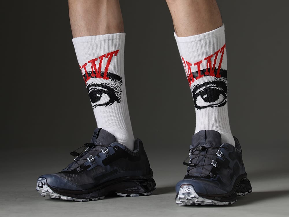 イレブン バイ ボリス ビジャン サベリ / セントマイケル 2023SS カジュアルでアクティブに動ける組み合わせ。 - BAMBA5-11XS-Black-Dye(バンバ5 - 11XS - ブラックダイ) SM-S23-0000-100(EYE ソックス ホワイト) - 3-006