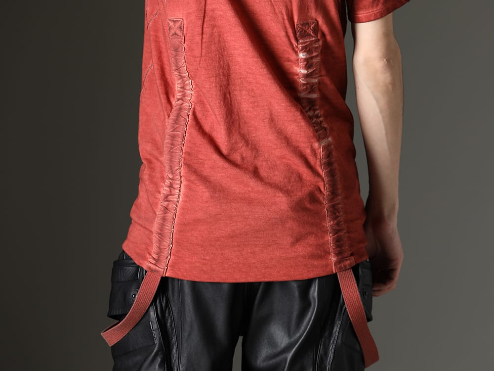 D.Hygen 2023SS - Seamed jacket with an original finish in bleached black denim 