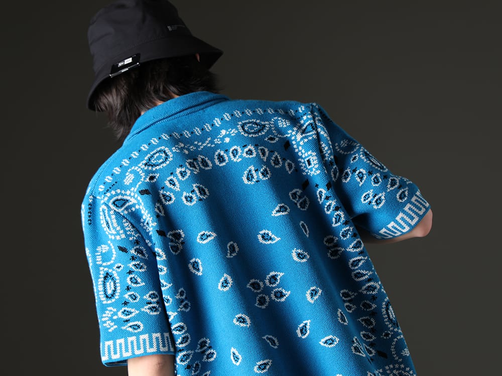 アラヌイ / イレブン バイ ボリス ビジャン サベリ 2023SS - アートと職人技が融合した鮮やかなショートスリーブシャツ - LMHS23-022(バンダナ ピケットシャツ ブルースウィムマルチ) ST-BUCKET-GORE-TEX-11XNE(イレブン バイ ボリス ビジャン サベリ × ニューエラ - バケット ゴアテックス) - 2-007