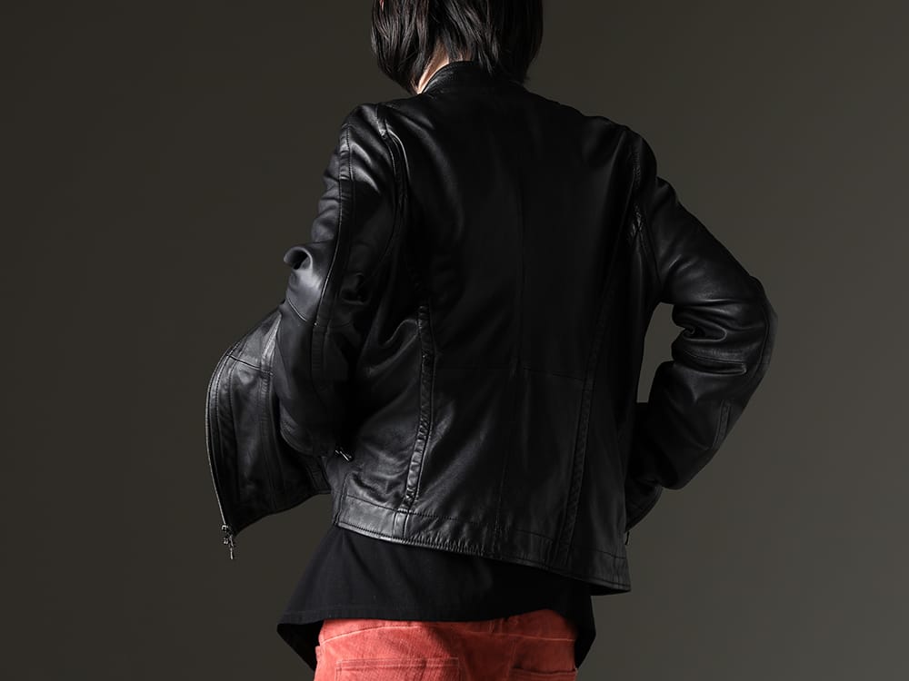 JULIUS - ユリウス 2023SS - 扱いやすいパターンメイクとデザインの両立 - 819BLM1(ラムレザー シームドジャケット) - 2-003