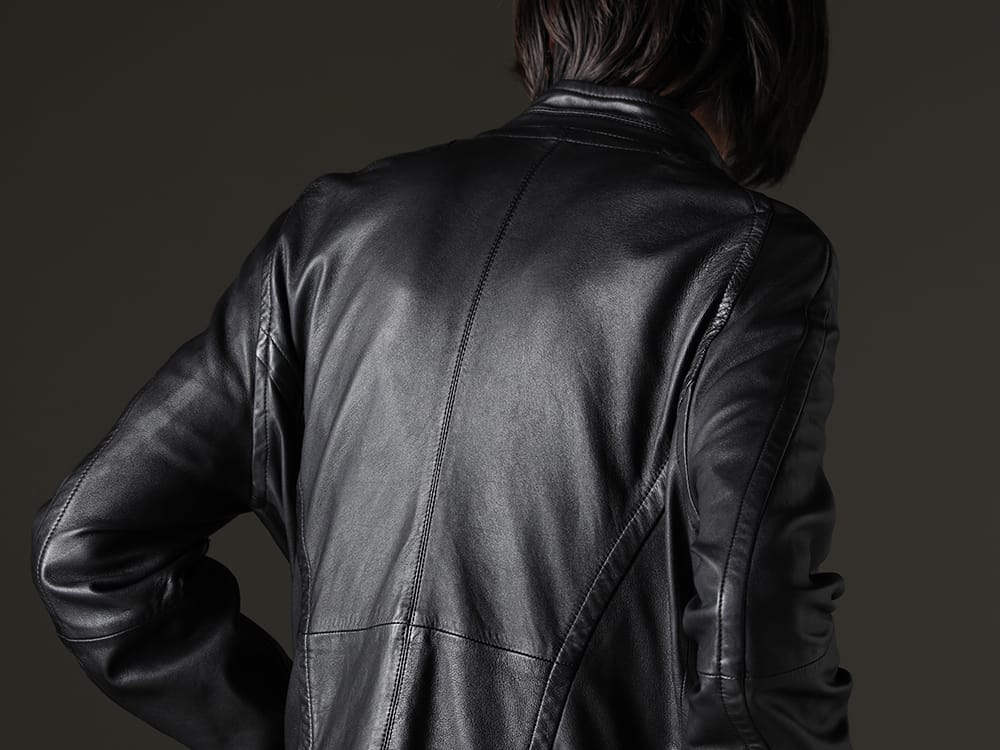 JULIUS - ユリウス 2023SS - 扱いやすいパターンメイクとデザインの両立 - 819BLM1(ラムレザー シームドジャケット) - 2-007