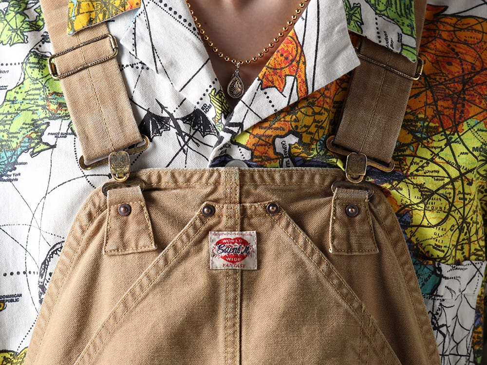 セントマイケル 2023SS 鮮やかなイエローの色味とレザーの良さを味わえるブーツ - SM-S23-0000-062(ダブルニー オーバーオール) - 3-007