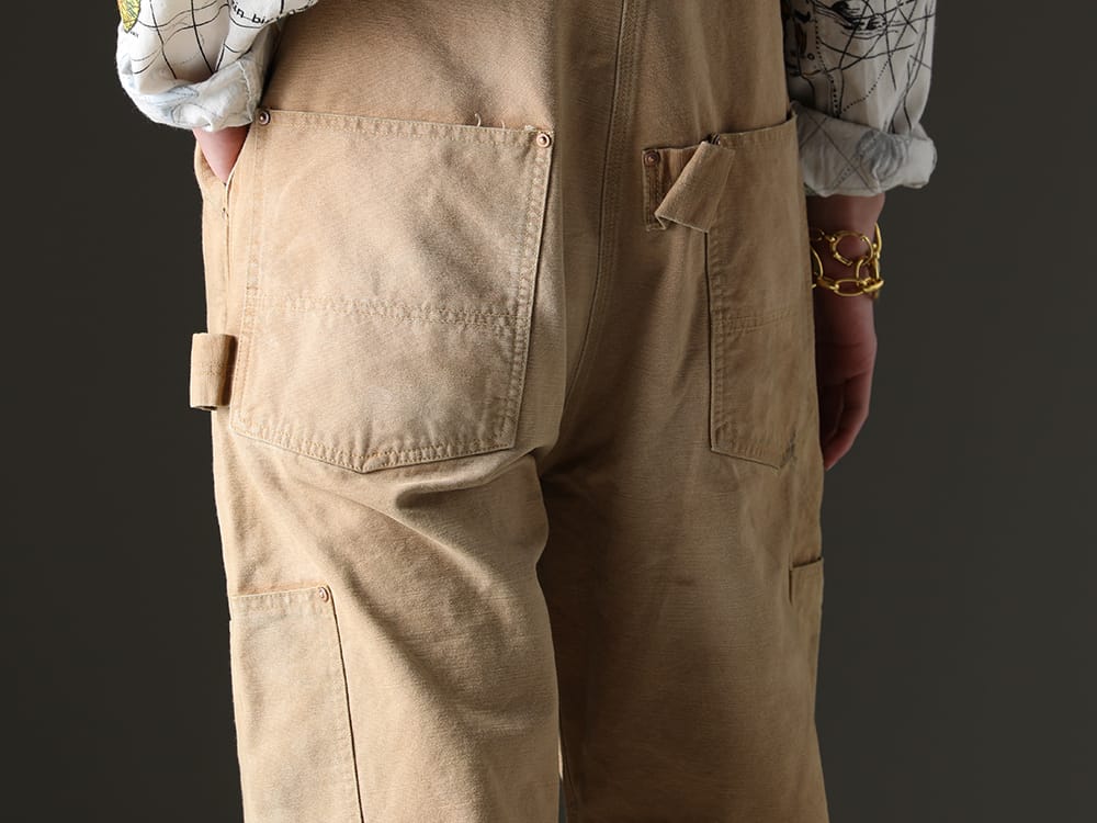 セントマイケル 2023SS 鮮やかなイエローの色味とレザーの良さを味わえるブーツ - SM-S23-0000-062(ダブルニー オーバーオール) - 3-008