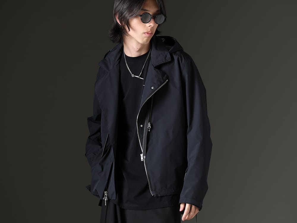 ACRONYM / RIGARDS / The Viridi-anne / WERKSTATT:MÜNCHEN 2023SS - A functional jacket for all weather conditions - J68-GT(Rider Jacket) S29-PR-C(Long Sleeve T-shirt) RG2001TVA-Black-Black-D.Gray(RIGARDS collaboration sunglasses - RG2001TVA Black / Black / D.Gray) M3015(NECKLACE CURL) - 2-001