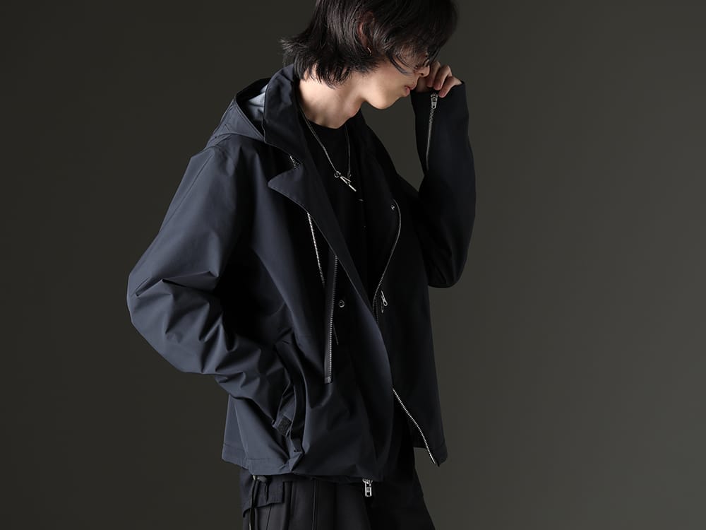 ACRONYM / RIGARDS / The Viridi-anne / WERKSTATT:MÜNCHEN 2023SS - A functional jacket for all weather conditions - J68-GT(Rider Jacket) S29-PR-C(Long Sleeve T-shirt) RG2001TVA-Black-Black-D.Gray(RIGARDS collaboration sunglasses - RG2001TVA Black / Black / D.Gray) M3015(NECKLACE CURL) - 2-002