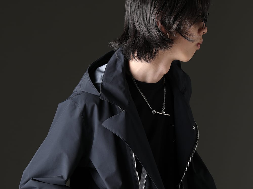 ACRONYM / RIGARDS / The Viridi-anne / WERKSTATT:MÜNCHEN 2023SS - A functional jacket for all weather conditions - J68-GT(Rider Jacket) S29-PR-C(Long Sleeve T-shirt) RG2001TVA-Black-Black-D.Gray(RIGARDS collaboration sunglasses - RG2001TVA Black / Black / D.Gray) M3015(NECKLACE CURL) - 2-006