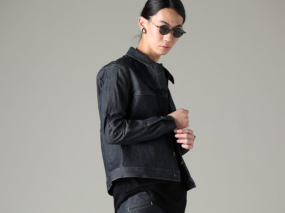 ザ ヴィリディアン / リガーズ 2023SS - カジュアルな印象も放ってくれるデニムジャケット - VI-3574-06-Indigo(デニムジャケット インディゴ) RG1022TVA-GOLD+BLACK / BLACK(リガーズ 10周年 コラボレーション サングラス ゴールド+ブラック / ブラック) - 2-002