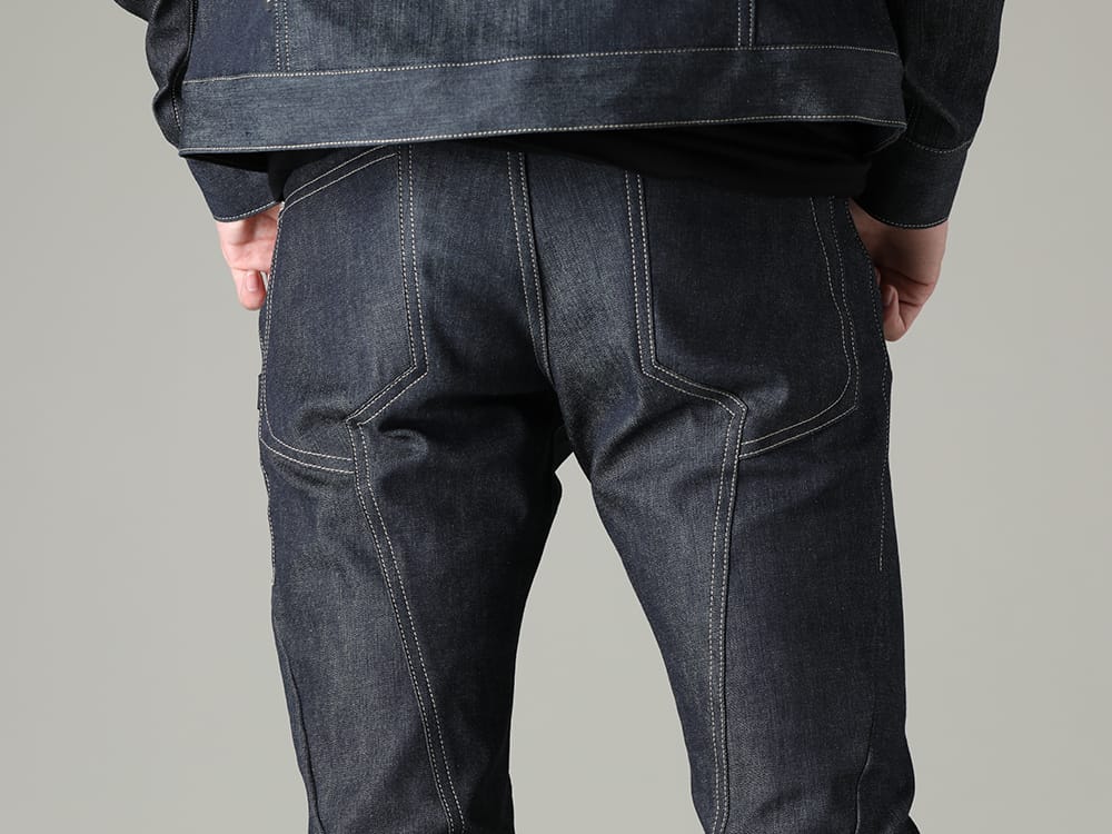 ザ ヴィリディアン 2023SS スリムシルエットのパンツで綺麗目な印象を - VI-3575-04-indigo(デニム スリム パンツ インディゴ) - 3-005