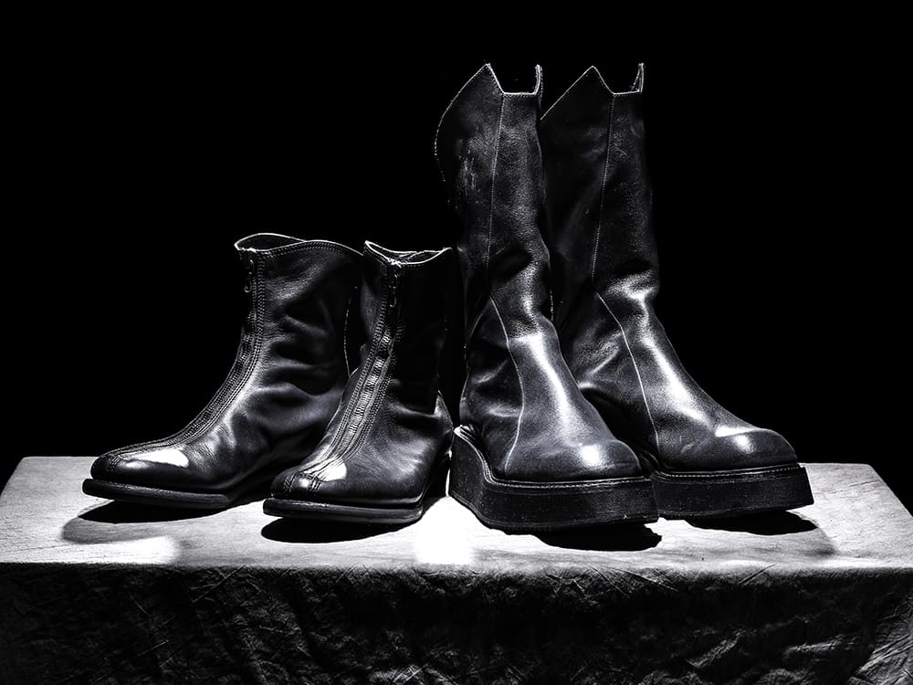 JULIUS 2023SS - JULIUS 2023SS Collection Final Delivery! Now available in stores and by mail order! - 817FWM2(Cow Leather Urban Long Boots) 819FWM1(Cow Leather Zip Seamed Boots) - 1-001