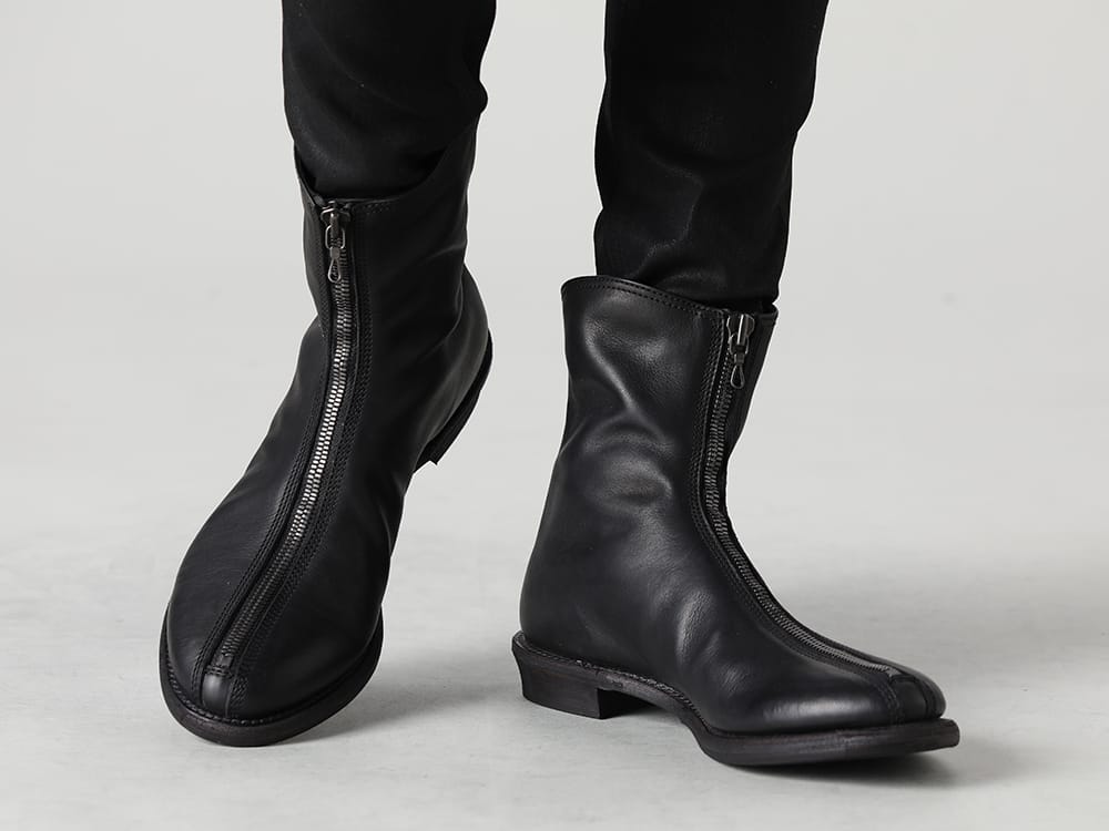JULIUS 2023SS - JULIUS 2023SS Collection Final Delivery! Now available in stores and by mail order! - 819FWM1(Cow Leather Zip Seamed Boots) - 1-009
