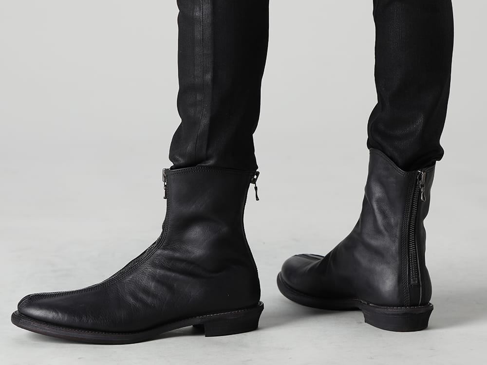 JULIUS 2023SS - JULIUS 2023SS Collection Final Delivery! Now available in stores and by mail order! - 819FWM1(Cow Leather Zip Seamed Boots) - 1-010