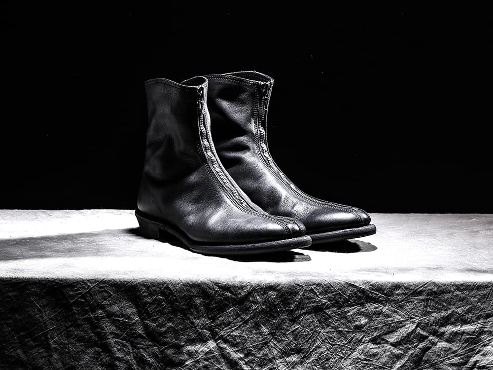 JULIUS 2023SS - JULIUS 2023SS Collection Final Delivery! Now available in stores and by mail order! - 819FWM1(Cow Leather Zip Seamed Bootsー) - 1-013