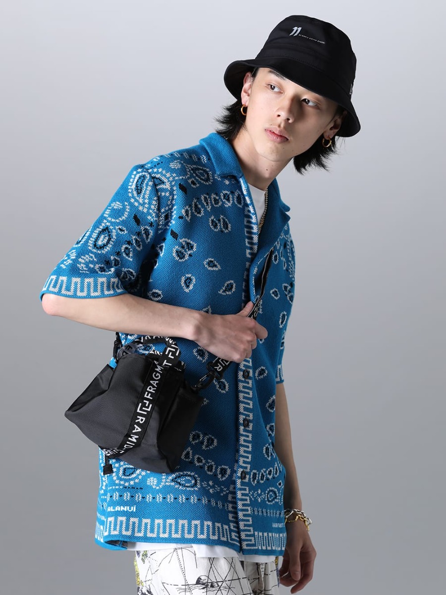 ラミダス 2023SS - RAMIDUS(ラミダス) バッグコレクションよりBLACK BEAUTYシリーズとfragment designとのコラボレーションアイテムがデリバリー！只今より店頭・通販共に販売スタート！ - B008042(RAMIDUS 2WAY ポーチ S) - 1-008