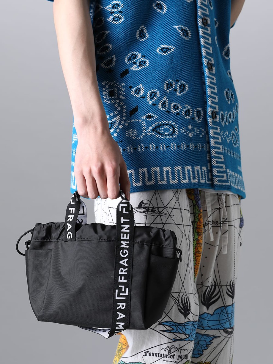ラミダス 2023SS - RAMIDUS(ラミダス) バッグコレクションよりBLACK BEAUTYシリーズとfragment designとのコラボレーションアイテムがデリバリー！只今より店頭・通販共に販売スタート！ - B008042(RAMIDUS 2WAY ポーチ S) - 1-009