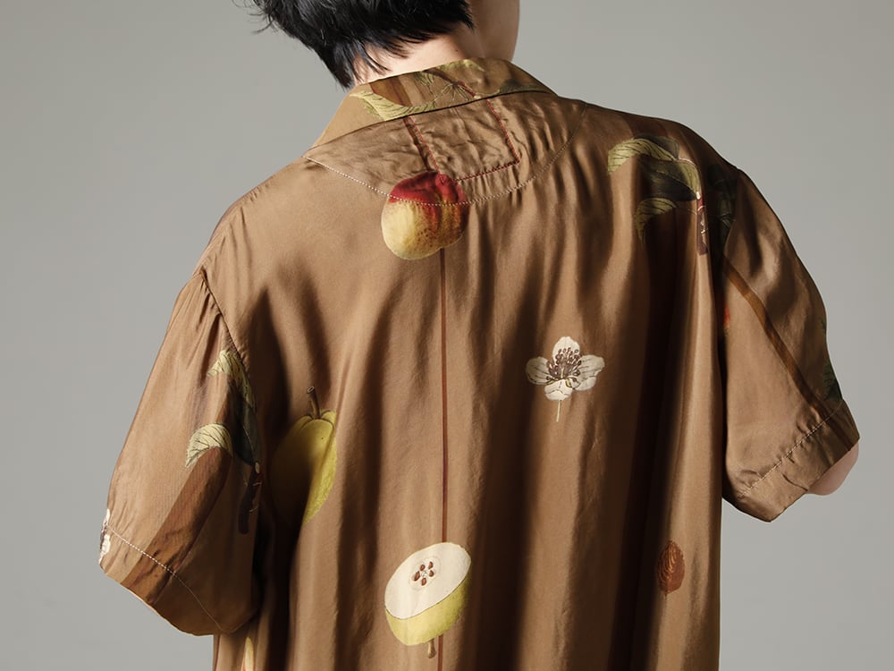 UMA WANG 2023SS Fusion of pop and austere coloring  - UM1507-Mustard TERRY TOP Mustard 2-005