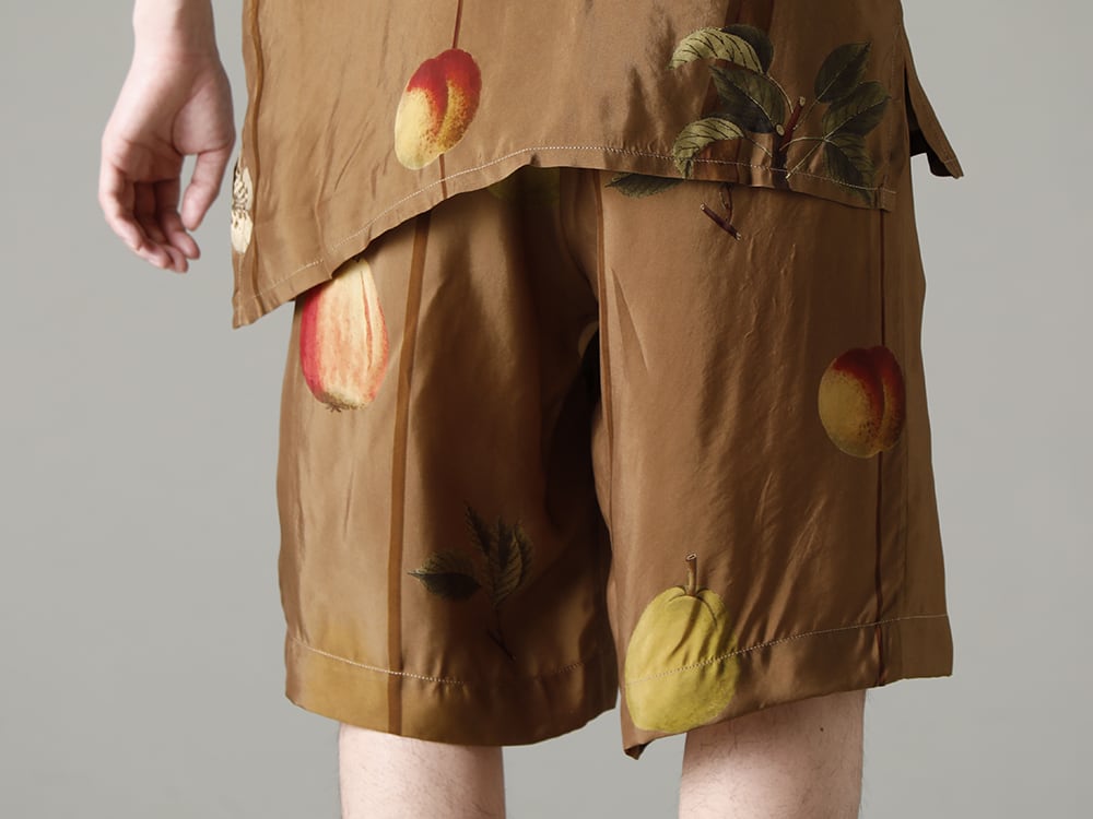 UMA WANG 2023SS The sense of luxury created by high-quality materials and manufacturing - UM3531-Musterd PALLOR PANTS Musterd 3-004