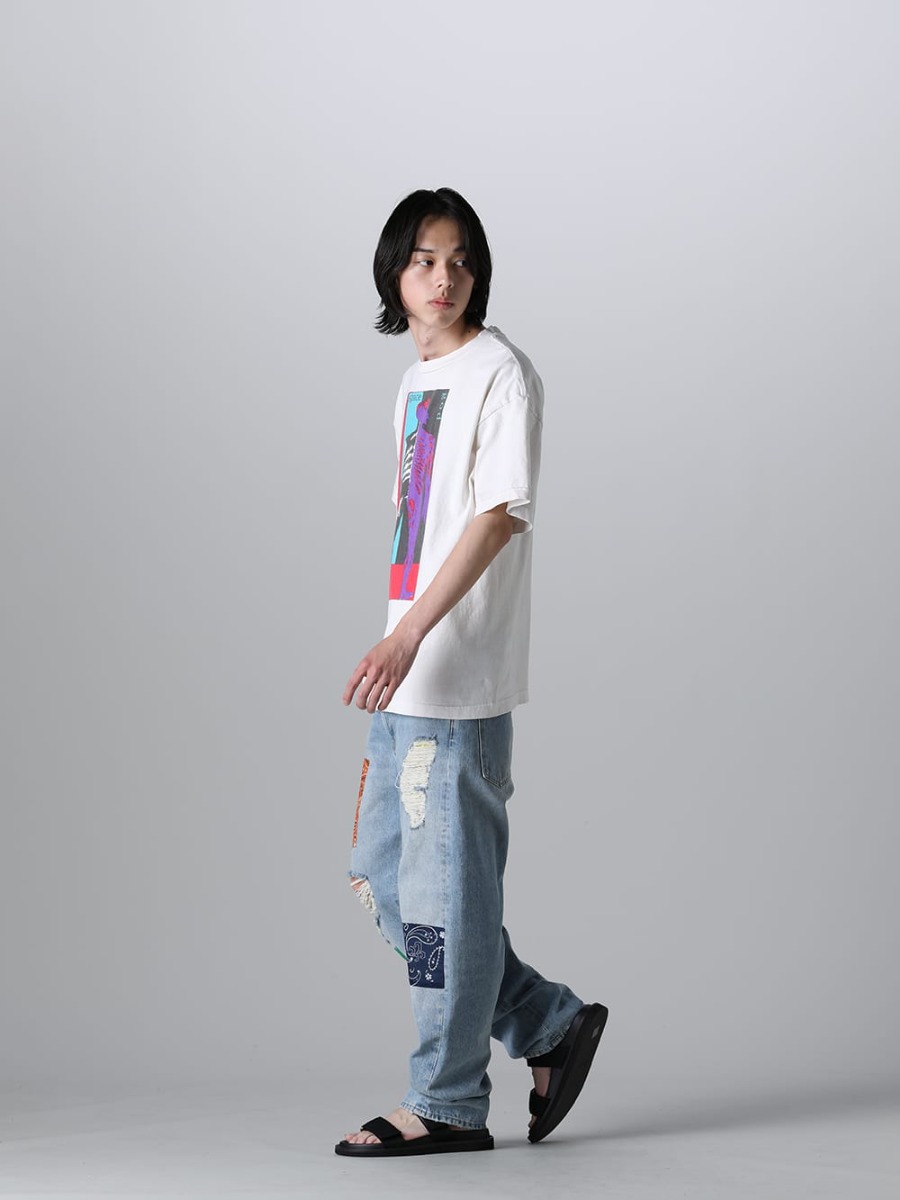 セントマイケル 2023SS - ©️SAINT M××××××(セントマイケル) 2023春夏コレクションより第8弾目のアイテムがリリース！只今より店舗・通販にて同時販売開始！ - SM-S23-0000-022(SPACE GOD ショートスリーブTシャツ) - 1-007