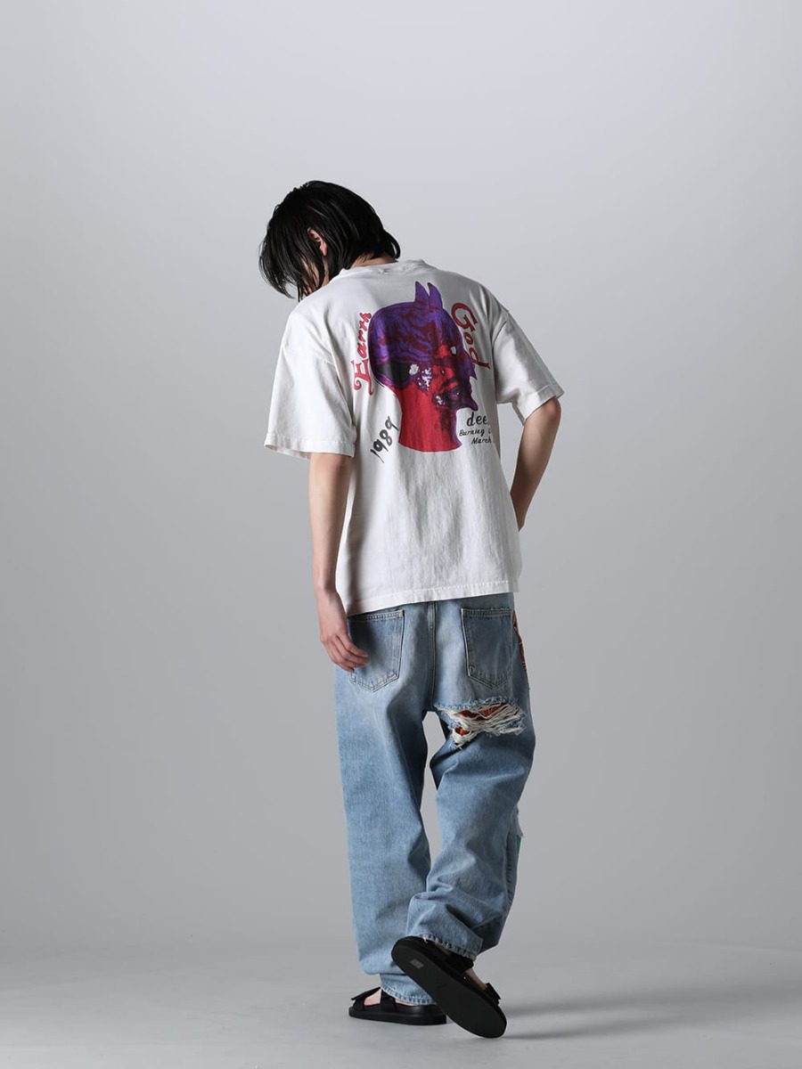 セントマイケル 2023SS - ©️SAINT M××××××(セントマイケル) 2023春夏コレクションより第8弾目のアイテムがリリース！只今より店舗・通販にて同時販売開始！ - SM-S23-0000-022(SPACE GOD ショートスリーブTシャツ) - 1-008