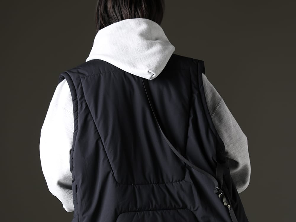 アクロニウム / セントマイケル 2023SS - アイコニックなフーディーと機能性を備えたベスト - V91-WS(Insulated Vest) SM-S23-0000-046(MX6 フーディー) - 2-006